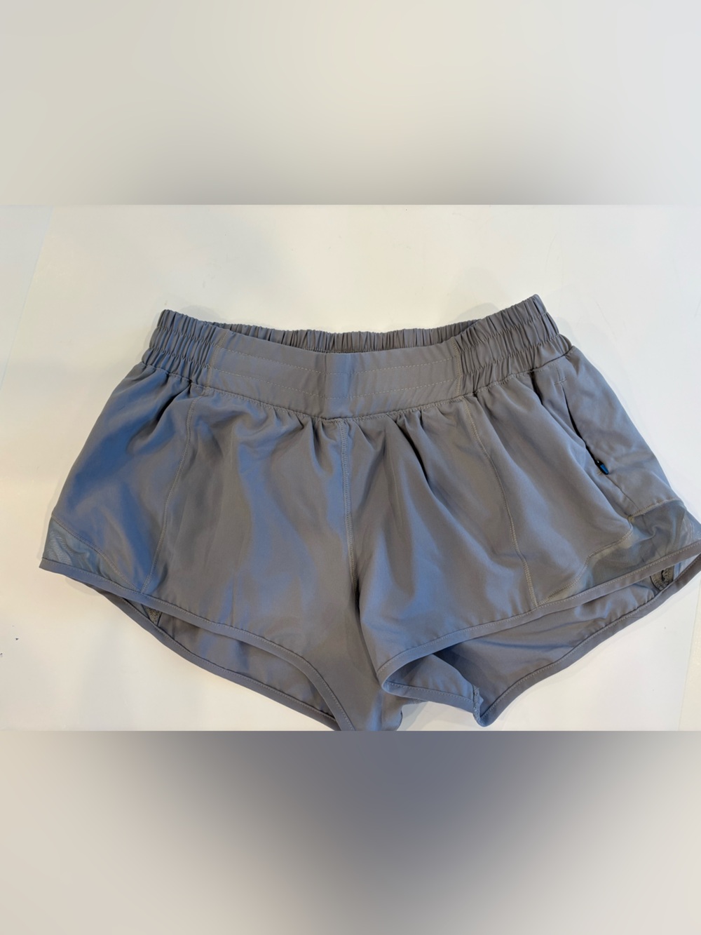 Lululemon gray athletic shorts  Size  8